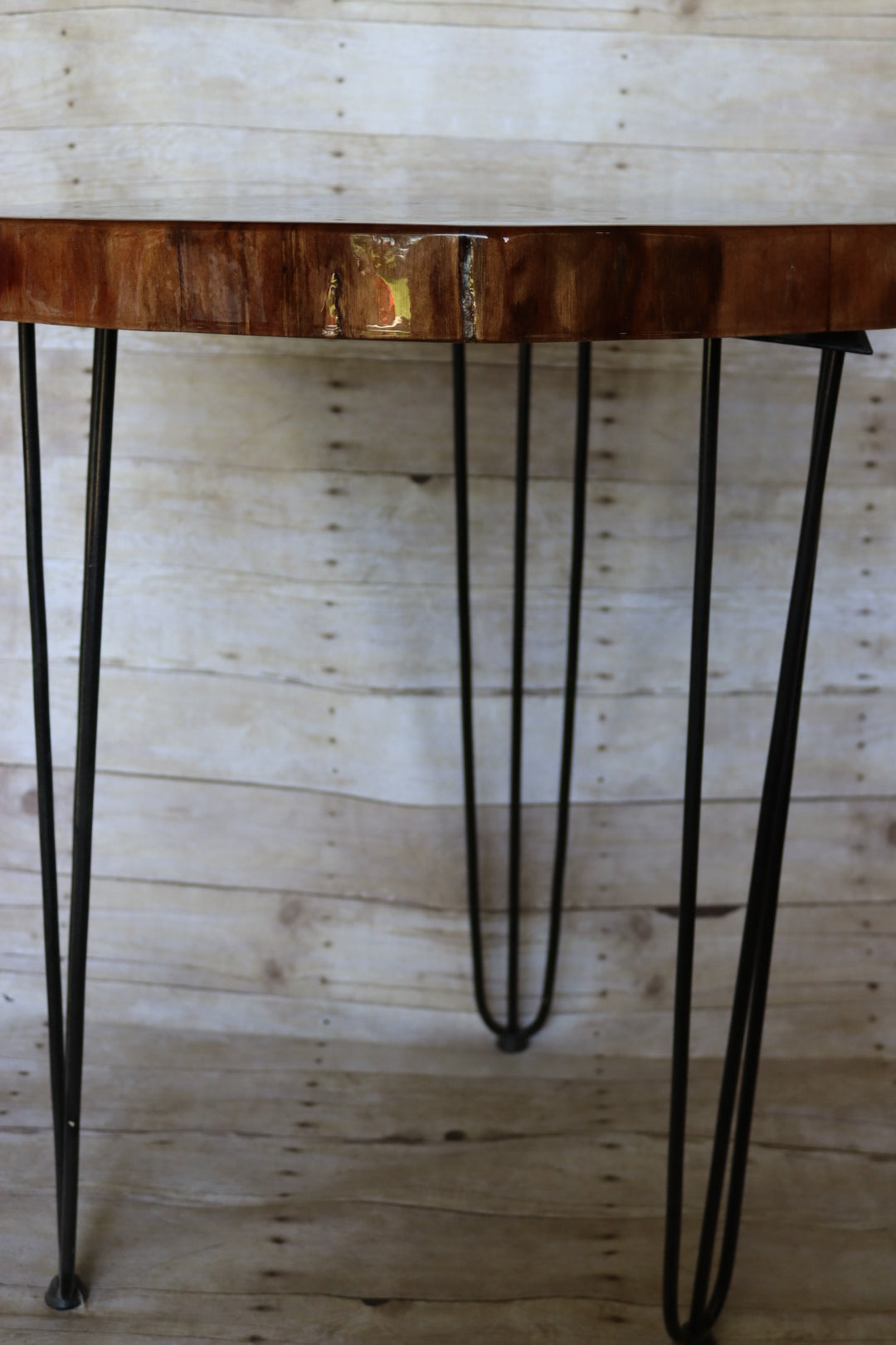 Black Walnut Wood Accent Table